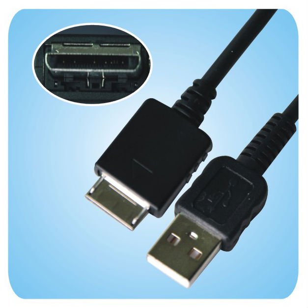 USB Cable for MP3/MP4 to Sony WMPORT 22Pin)