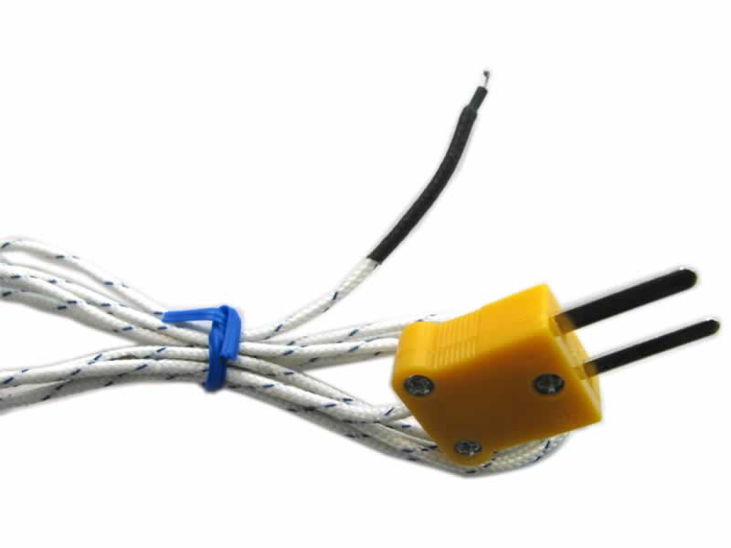 Fiberglass Insulated Type K Thermocouple